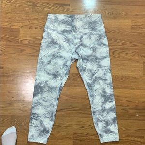 Grey palm tree lululemon leggings